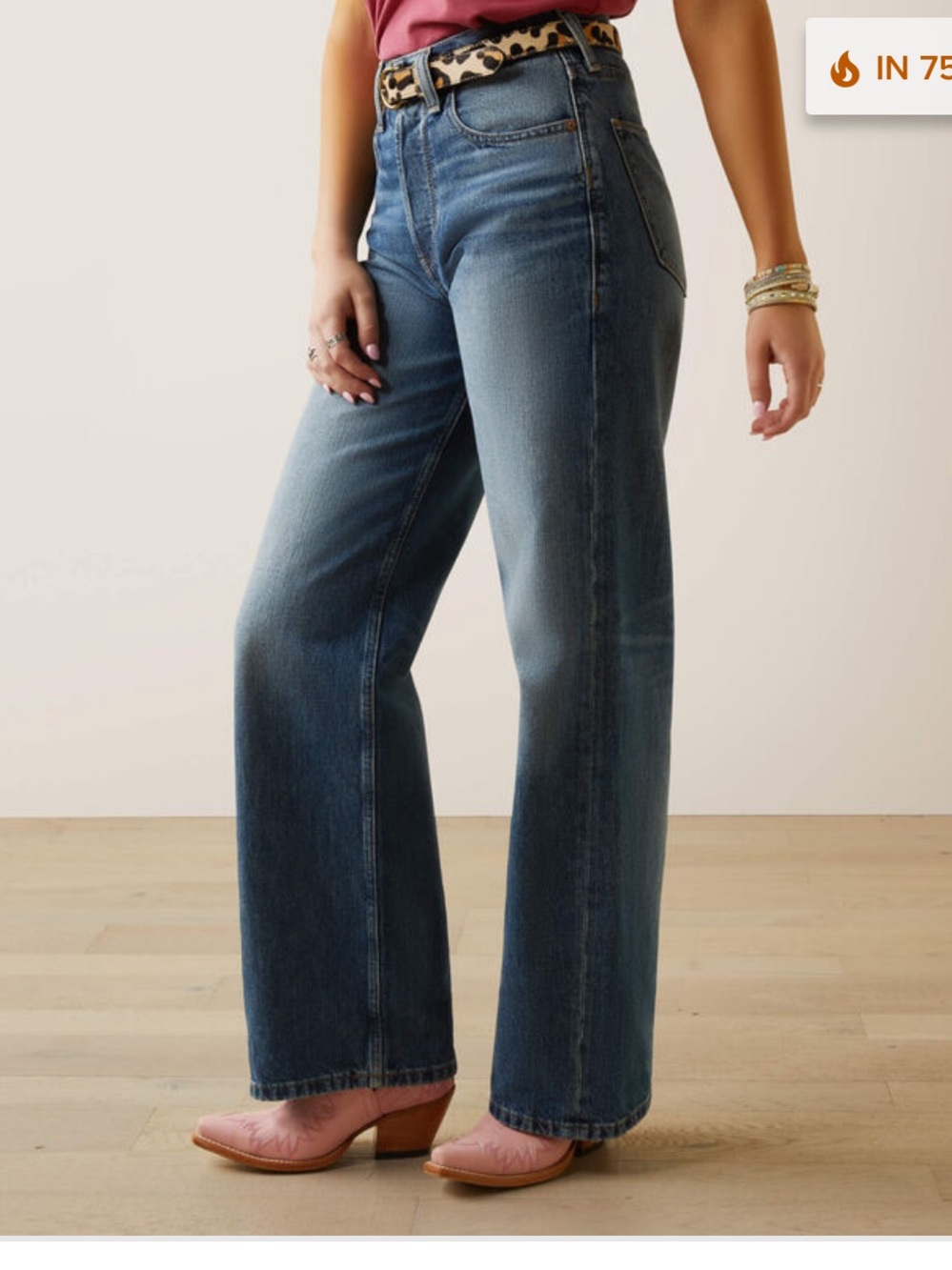 Ariat Ultra High Rise Tomboy Wide Jean